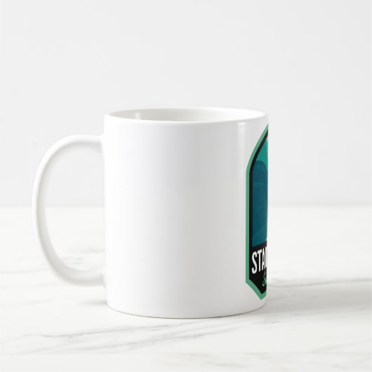 Gestorbter Staat Park Illinois Kaffeetasse (Links)
