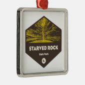 Gestorbter Staat Park Illinois Ornament Aus Metall (Rechts)