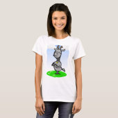 Gestörte alte Ziege T-Shirt (Vorne ganz)