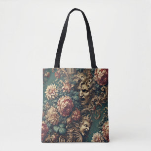 Gestörte Dekadenz – Gotische viktorianische Blumen Tasche