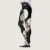 GESTÖRTE LETZTE Leggings - Schädel (Links)