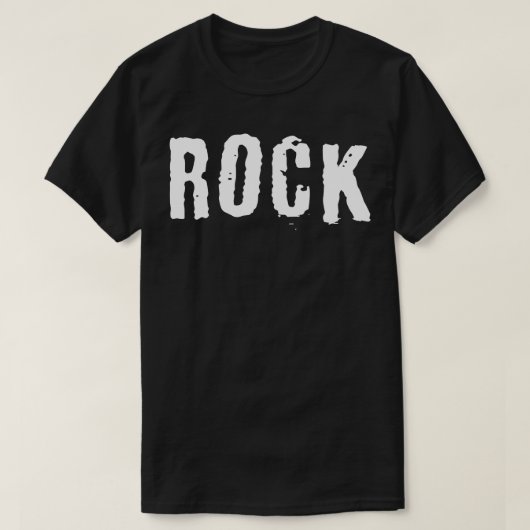 gestörter Felsen T-Shirt (Design vorne)