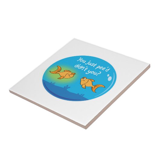 Gestörter Goldfisch Fliese (Seite)