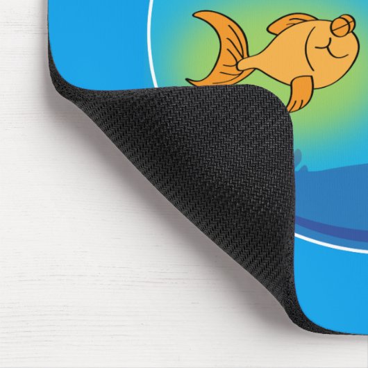 Gestörter Goldfisch Mousepad (Ecke)