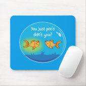 Gestörter Goldfisch Mousepad (Mit Mouse)