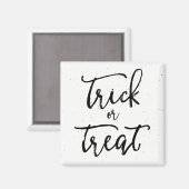 gestörter Trick oder TreatHalloween Magnet (Vorderseite/Rückseite)