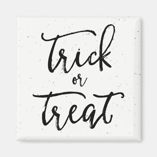 gestörter Trick oder TreatHalloween Magnet (Vorne)
