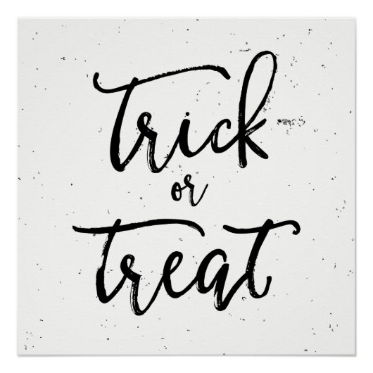 gestörter Trick oder TreatHalloween Poster (Vorderseite)