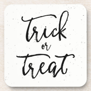 gestörter Trick oder TreatHalloween Untersetzer