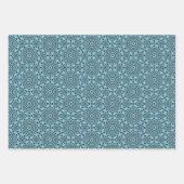Gestörtes geometrisches Mandala-Muster Geschenkpapier Set (Vorderseite 3)