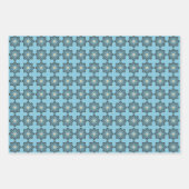 Gestörtes geometrisches Mandala-Muster Geschenkpapier Set (Vorderseite)
