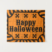 gestörtes Halloween-Tischset Wandteppich (Vorderseite (Horizontal))