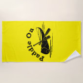 gestörtes Paddel - Badetuch (Vorderseite)