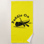 gestörtes Paddel - Badetuch (Vorderseite)