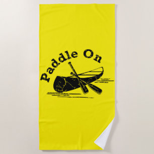 gestörtes Paddel - Badetuch