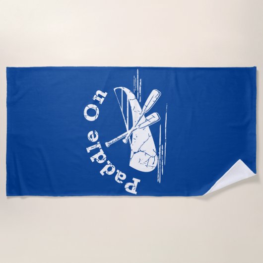 gestörtes Paddel - Badetuch (Vorderseite)