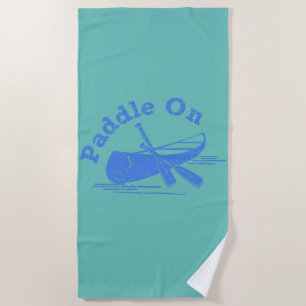 gestörtes Paddel - Badetuch