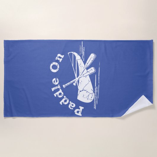 gestörtes Paddel - Badetuch (Vorderseite)