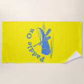 gestörtes Paddel - Badetuch (Vorderseite)