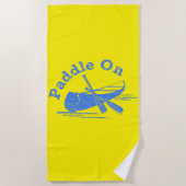 gestörtes Paddel - Badetuch (Vorderseite)