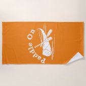 gestörtes Paddel - Badetuch (Vorderseite)