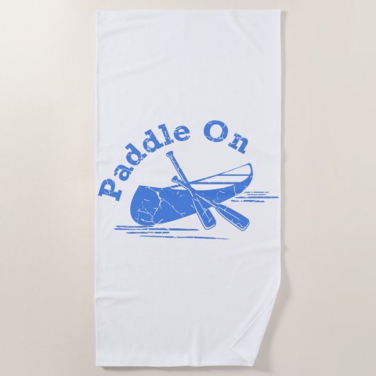 gestörtes Paddel - Badetuch (Vorderseite)