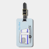 gestraffte kleine Wohnwagen Sinti und Roma Caravan Gepäckanhänger (Vorderseite vertikal)