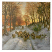 gestrahlt mit Abend-Stunden-Punkten Fliese (Vorderseite)