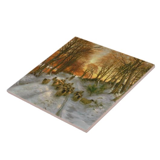 gestrahlt mit Abend-Stunden-Punkten Fliese (Seite)