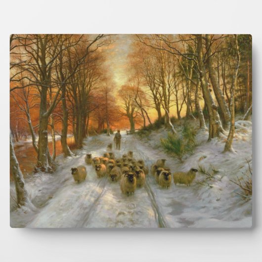 gestrahlt mit Abend-Stunden-Punkten Fotoplatte (Vorderseite)