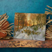 gestrahlt mit Abend-Stunden-Punkten Fotoplatte (Seite)