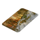 gestrahlt mit Abend-Stunden-Punkten Magnet (Linke Seite)