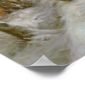 gestrahlt mit Abend-Stunden-Punkten Poster (Ecke)