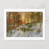 gestrahlt mit Abend-Stunden-Punkten Postkarte (Vorderseite)