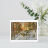 gestrahlt mit Abend-Stunden-Punkten Postkarte (Stehend Vorderseite)