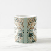 Gestreifbare Verse für den grünen Rahmen Kaffeetasse (Mittel)