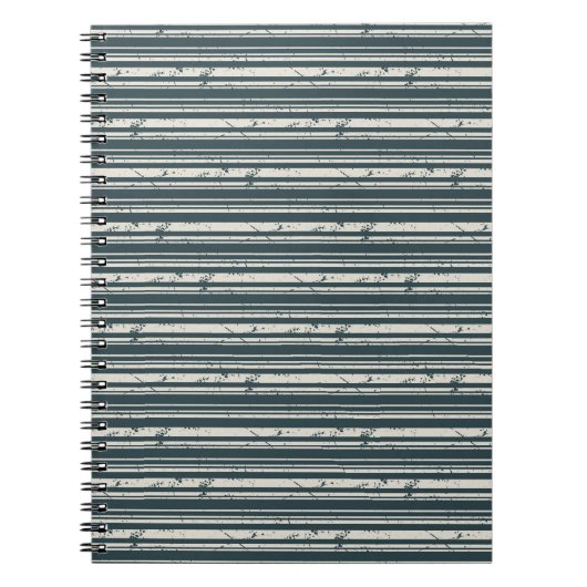 Gestreift Boho Notizblock (Vorderseite)