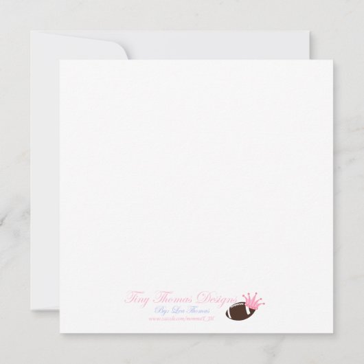 gestreift, brennen-oben wir Ballone durch und Einladung (Rückseite)