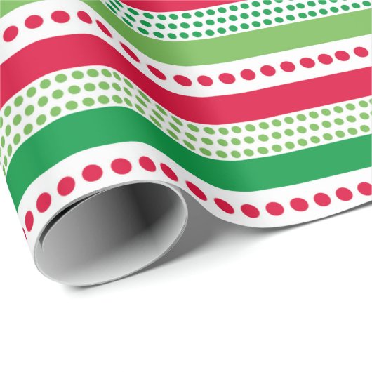gestreift geschenkpapier (Rolleneckpunkt)