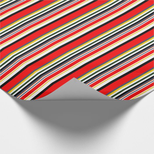 gestreift geschenkpapier (Ecke)