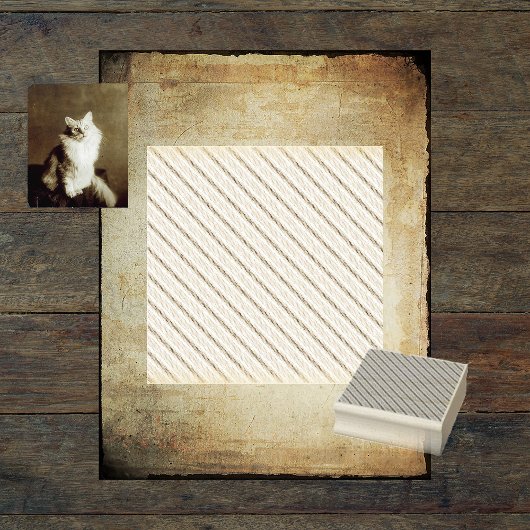 gestreift gummistempel