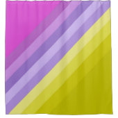 gestreift, hell duschvorhang (Vorderseite)