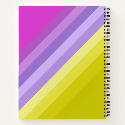 gestreift, hell notizblock (Rückseite)