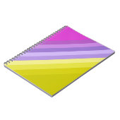 gestreift, hell notizblock (Linke Seite)