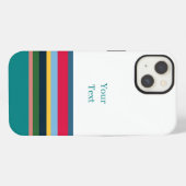 Gestreift  iPhone hülle (Rückseite (Horizontal))