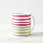 gestreift oliv rosa kaffeetasse (VorderseiteRechts)