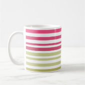gestreift oliv rosa kaffeetasse (Links)