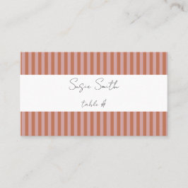 gestreift platzkarte