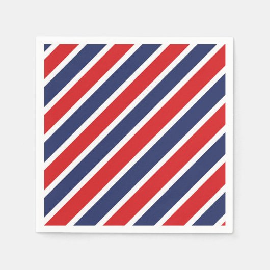 Gestreift Serviette (Vorderseite)