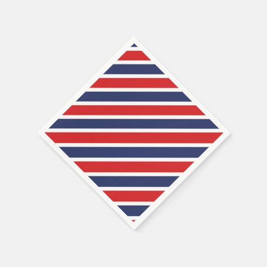 Gestreift Serviette (Ecke)